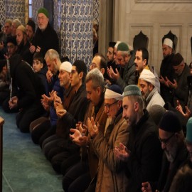 Şehitlerimiz ve Filistin halkı için dualar ettiler