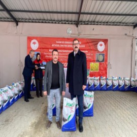 Taşköprü’de TAKE Projesi ile çiftçiye yüzde 75 hibeli tohum desteği!