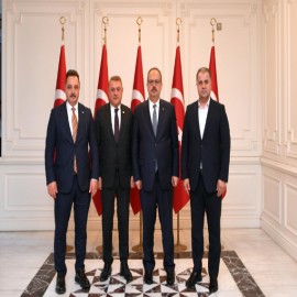 TİMBİR VE MİA Haber heyetinden Ankara Valisi Canbolat'a hayırlı olsun ziyareti!