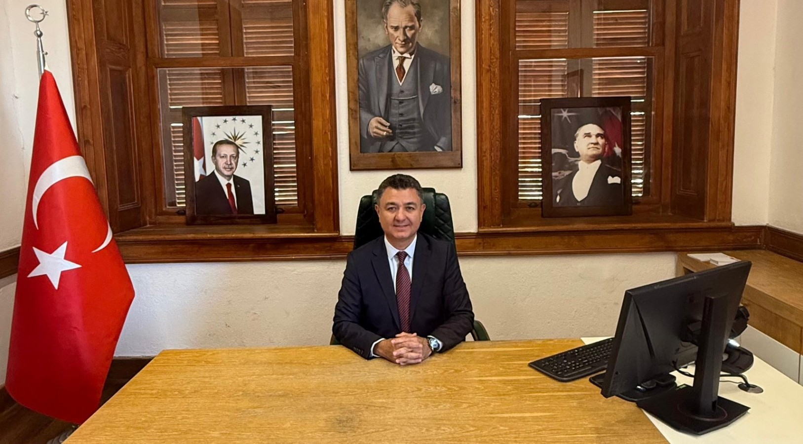 Konak'a atanan Kaymakam Sürücü, göreve başladı;