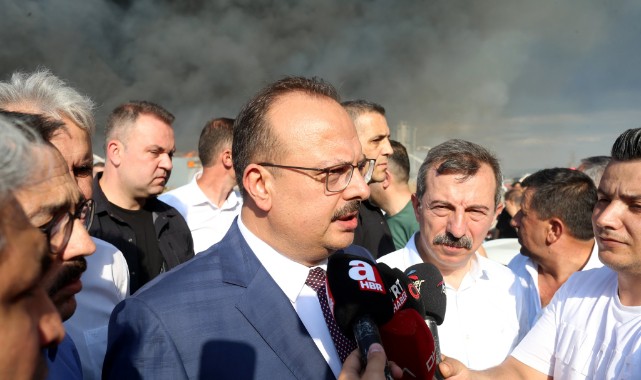 İnegöl'de iplik fabrikasında yangın!