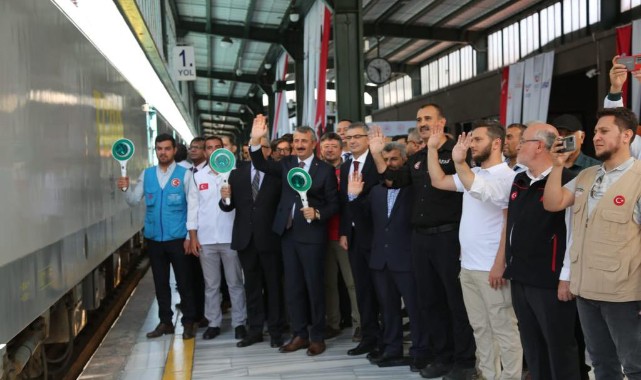 İyilik Treni’nin ikincisi Pakistan için yola çıktı
