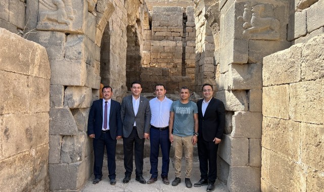 Yeni kaymakam Harran Kalesi’ni gezdi