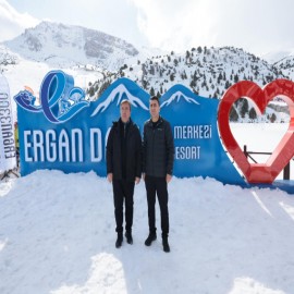 İki vali, Ergan Dağı’nın zirvesinde buluştu