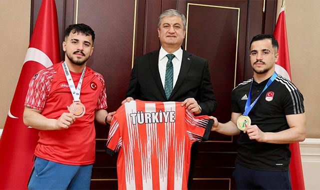 ''Sporcularımızın azmi ve disiplinli çalışmaları, geleceğe dair umut veriyor'';