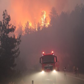 Kastamonu'da başlayan yangın Karabük'e sıçradı