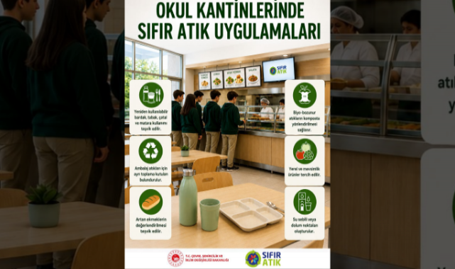 “Geleceğimizin sıfır atık kahramanları okullarımızda yetişiyor”