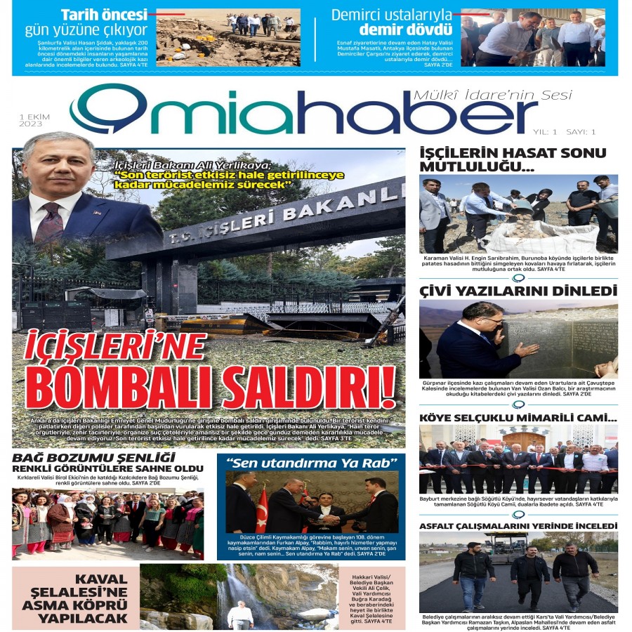 Artık mülki idarenin de bir gazetesi var!;