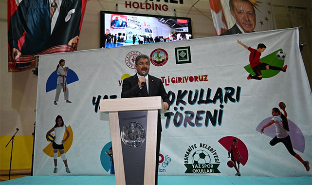 Osmaniye'de yaz spor okulları açıldı: ''Burada yaz tatillerini en güzel şekilde değerlendirecekler'';