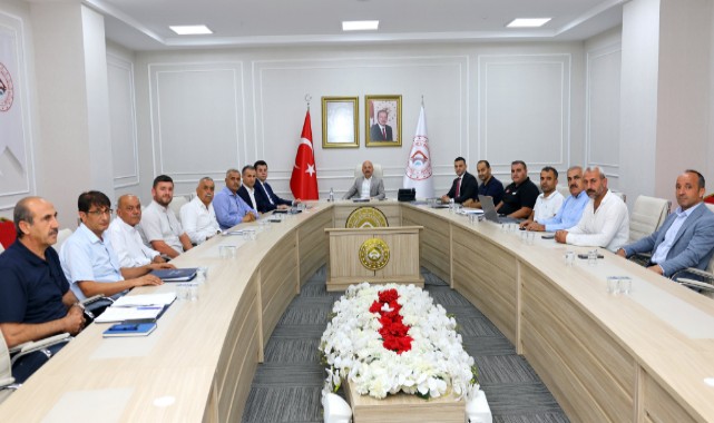 Köy muhtarları, dertlerini Vali'ye anlattı