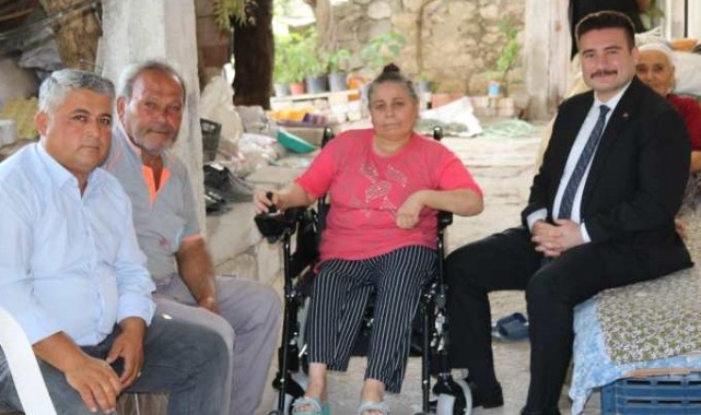 Akülü sandalye talebini yerine getirdi