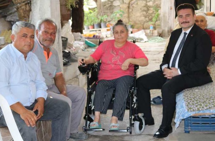 Akülü sandalye talebini yerine getirdi;