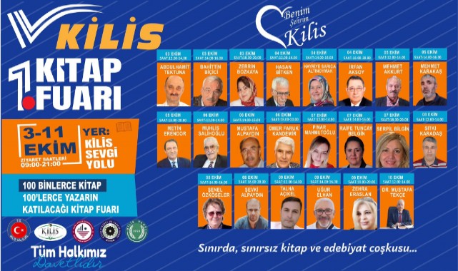 Serhat şehri Kilis’te bir ilk: 1. Kitap Fuarı'nın açılışına saatler kaldı!