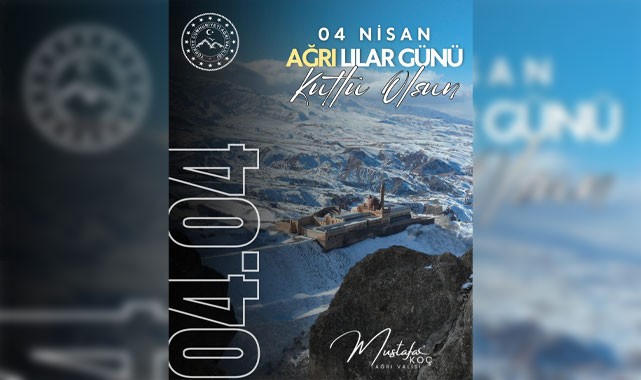 ''Dünya Ağrılılar Günü kutlu olsun''