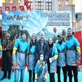 Aksaray Valiliği'nden sporculara sıcak karşılama!