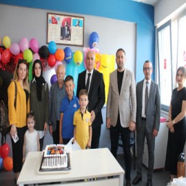 Kaymakam Kılıç'tan şehit oğluna doğum günü sürprizi