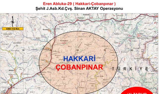 Hakkari'de Şehit Sinan Aktay Operasyonu başlatıldı