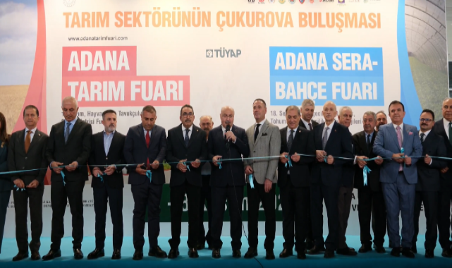 Tarımın kalbi Adana'da atıyor:  18. Uluslararası Adana Tarım, Sera ve Bahçe Fuarı açıldı