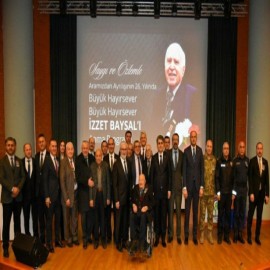 İzzet Baysal, vefatının 26. yılında dualarla anıldı