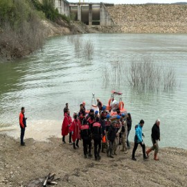 Bartın'da gerçeği aratmayan sel tatbikatı