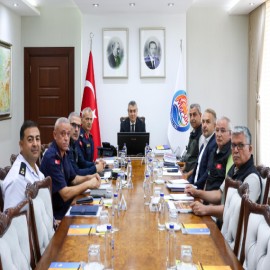 Mersin'de orman yangınlarına karşı yeni tedbirler masaya yatırıldı