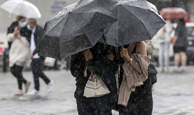18 il için sarı alarm verildi: 4 bölgede sağanak yağmur var