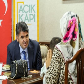 “Kapımız da gönlümüz de hemşehrilerimize daima açık”