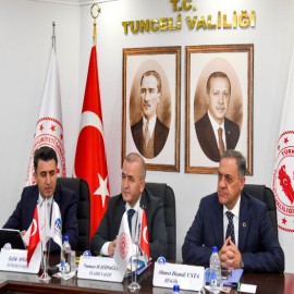 3 ilin valisi Tunceli'de bir araya geldi