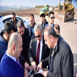 Çevre yollarını birbirine bağlayacak bulvarda teftiş