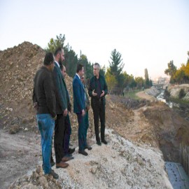 Nusaybin Çağ Çağ Deresi üzerine yeni bir köprü inşa ediliyor