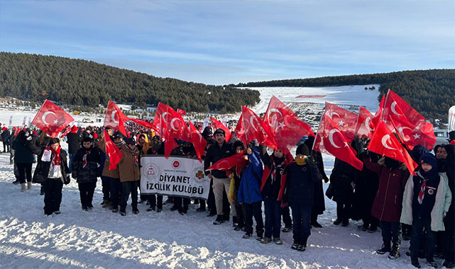 Erzincanlı izciler Sarıkamış şehitlerini unutmadı