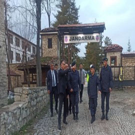 Vali Çağatay, Jandarma faaliyetlerini yerinde inceledi