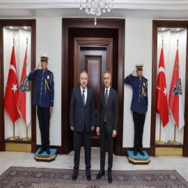 Ali Fidan ve Hüseyin Kök’ten halef–selef buluşması