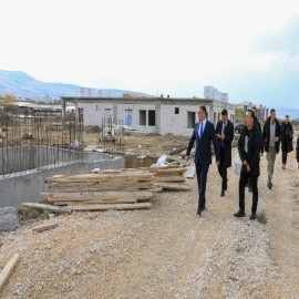 Bölgenin ilk sosyal kampüsü hızla yükseliyor