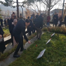 Yangında şehit olan 65 asker dualarla anıldı