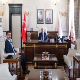 Dörtdivan'ın yeni kaymakamı Vali Kılıç'ı ziyaret etti