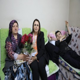 "Her hanede devletimizin şefkat elini hissettirmek bizler için büyük bir mutluluk"
