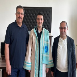 Kaymakam Yılmaz, görev yaptığı ilçeyle ilgili tez yazdı