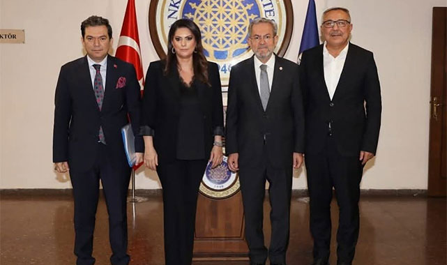 Kaymakam Tengir'den Rektör Necdet Ünüvar'a ziyaret;
