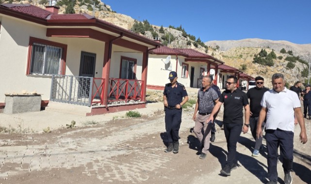 Kaymakam Algın’dan deprem konutları için sıkı takip