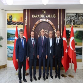 Medya temsilcilerinden Vali Çağatay’a ziyaret!