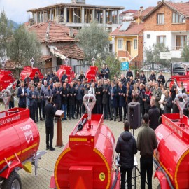 Bilecik'te yangın söndürme tankeri olmayan köy kalmadı
