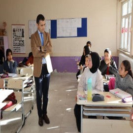 LGS'ye hazırlanan öğrencilere moral verdi