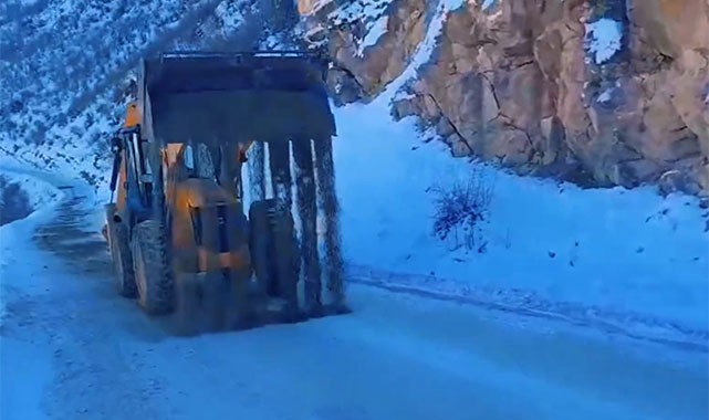 Siirt'te kar ve buzlanmaya geçit yok!