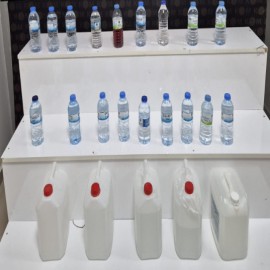 Kırşehir'de 24 litre sahte içki ele geçirildi
