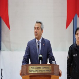 Polis adaylarına seslendi: Üniformanıza yakışmayan hal ve hareketlerden uzak durun