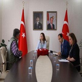 Vatandaşın derdini dinledi talimat verdi
