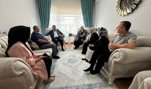 ''Aziz şehidimizin hatırası da siz kıymetli ailesi de bizler için çok değerli'';