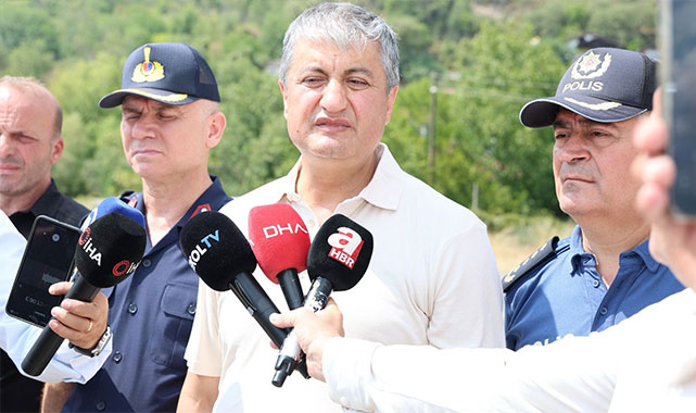 Vali Yavuz, yangınlarla ilgili bilgi verdi: Birliğimiz ve beraberliğimizle bu afete birlikte karşı koyduk;