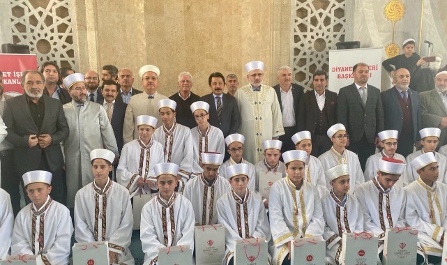 55 hafız için icazet merasimi